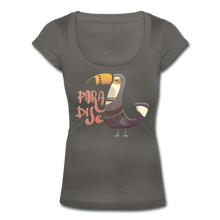 Load image into Gallery viewer, Women&#39;s Scoop Neck T-Shirt - charcoal