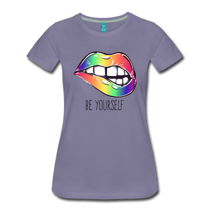 Women’s Premium T-Shirt - washed violet