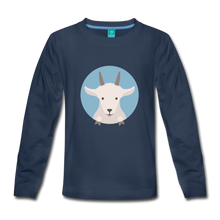 Load image into Gallery viewer, Kids&#39; Premium Long Sleeve T-Shirt - navy