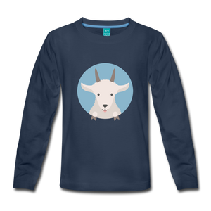 Kids' Premium Long Sleeve T-Shirt - navy