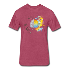 Load image into Gallery viewer, Fitted Cotton/Poly T-Shirt by Next Level - heather burgundy