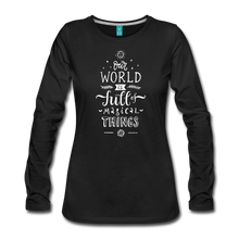 Load image into Gallery viewer, Women&#39;s Premium Long Sleeve T-Shirt - black