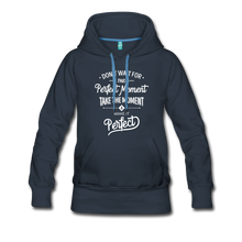 Load image into Gallery viewer, Women’s Premium Hoodie - navy