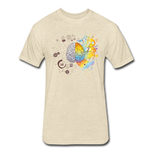 Load image into Gallery viewer, Fitted Cotton/Poly T-Shirt by Next Level - heather cream