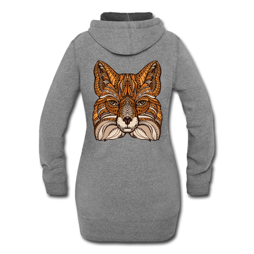 Women's Hoodie Dress - heather gray