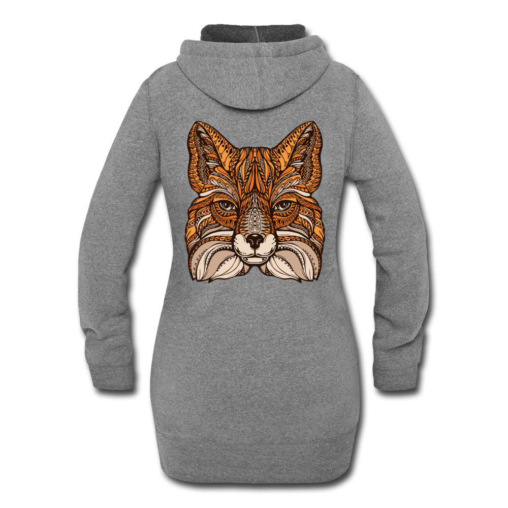 Women's Hoodie Dress - heather gray