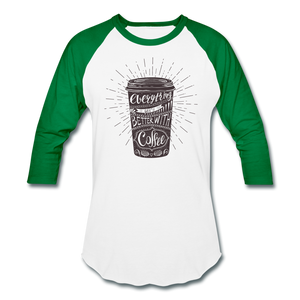 Baseball T-Shirt - white/kelly green