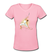 Load image into Gallery viewer, Women&#39;s V-Neck T-Shirt - pink