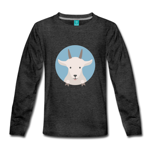 Kids' Premium Long Sleeve T-Shirt - charcoal gray