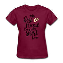 Load image into Gallery viewer, Women&#39;s T-Shirt - burgundy