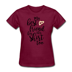 Women's T-Shirt - burgundy