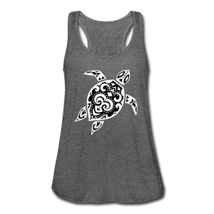 Women's Flowy Tank Top by Bella - deep heather