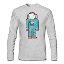 Load image into Gallery viewer, Men&#39;s Long Sleeve T-Shirt by Next Level - heather gray