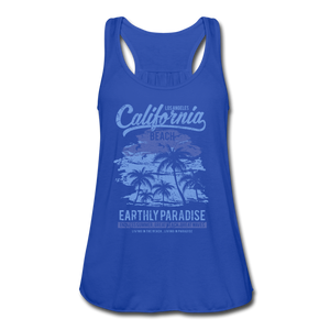 Women's Flowy Tank Top by Bella - royal blue