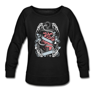 Women’s Crewneck Sweatshirt - black