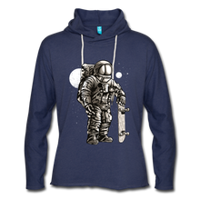 Load image into Gallery viewer, Unisex Lightweight Terry Hoodie - heather navy