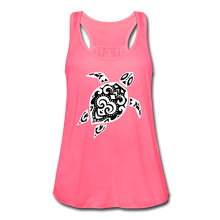 Load image into Gallery viewer, Women&#39;s Flowy Tank Top by Bella - neon pink