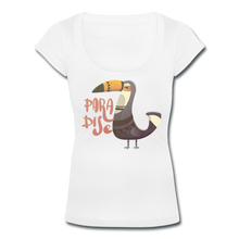 Load image into Gallery viewer, Women&#39;s Scoop Neck T-Shirt - white