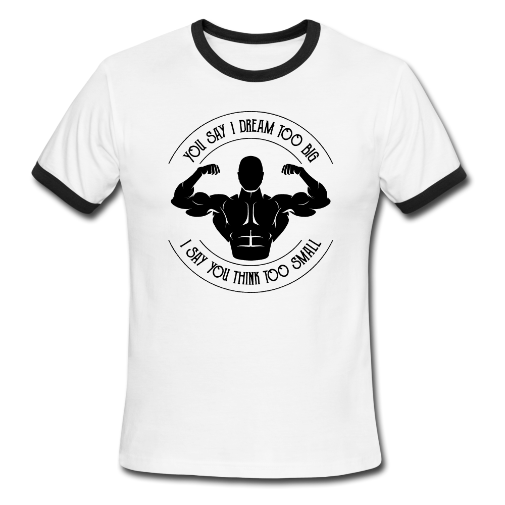 Men's Ringer T-Shirt - white/black