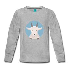 Load image into Gallery viewer, Kids&#39; Premium Long Sleeve T-Shirt - heather gray