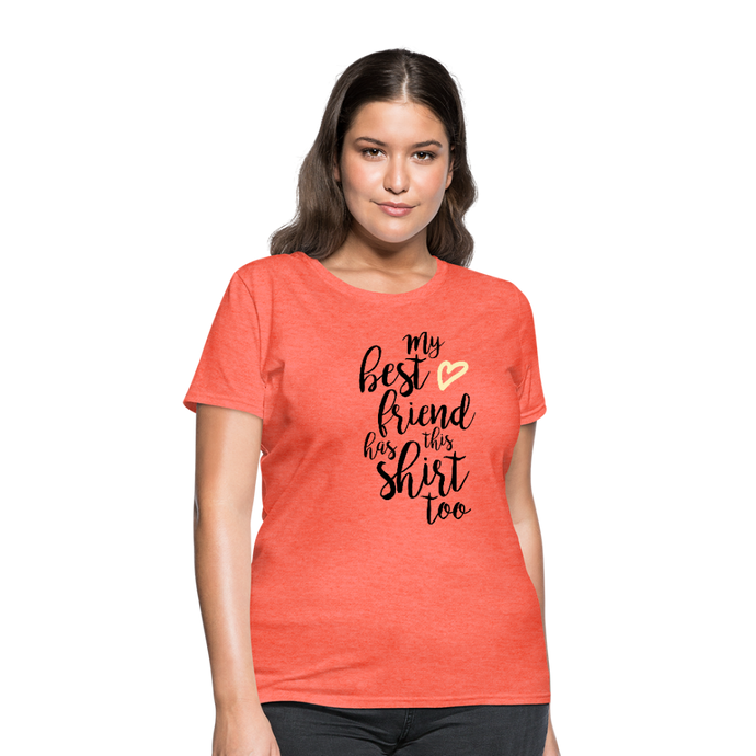 Women's T-Shirt - heather coral