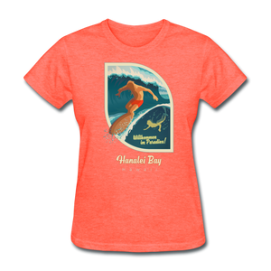 Women's T-Shirt - heather coral