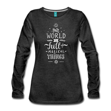 Load image into Gallery viewer, Women&#39;s Premium Long Sleeve T-Shirt - charcoal gray