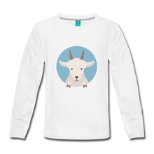 Load image into Gallery viewer, Kids&#39; Premium Long Sleeve T-Shirt - white