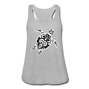 Women's Flowy Tank Top by Bella - heather gray