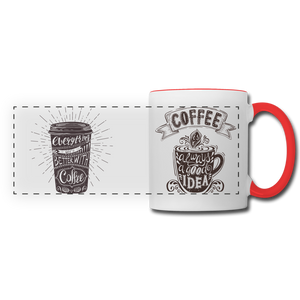 Panoramic Mug - white/red