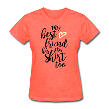 Load image into Gallery viewer, Women&#39;s T-Shirt - heather coral