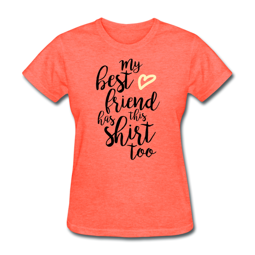 Women's T-Shirt - heather coral