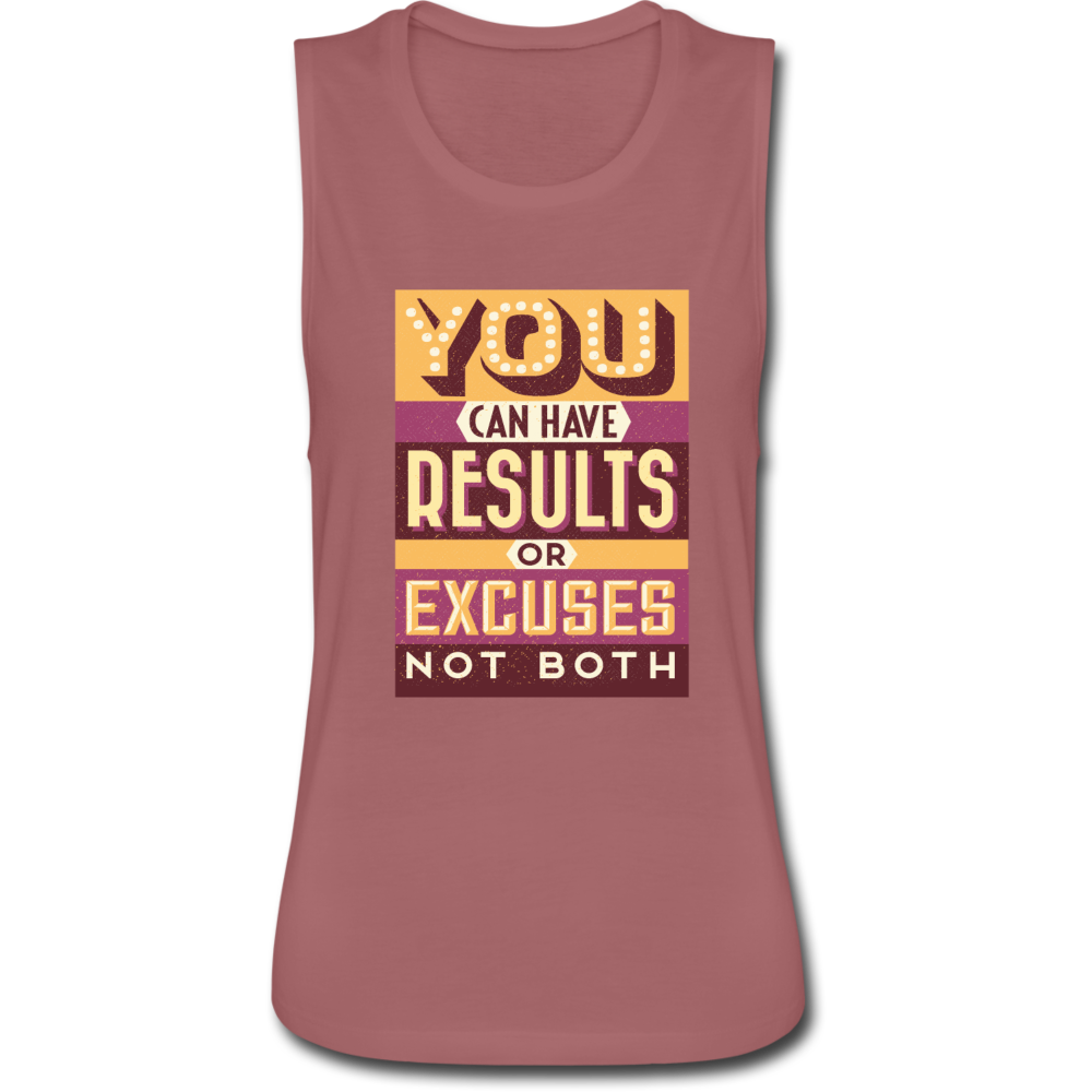 Women’s Flowy Muscle Tank by Bella - mauve