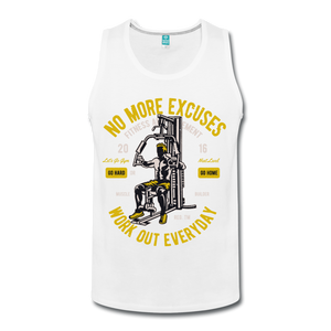 Men’s Premium Tank - white