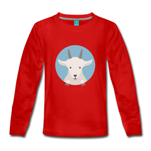 Kids' Premium Long Sleeve T-Shirt - red