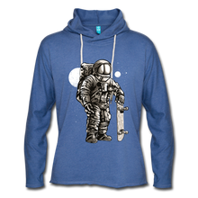 Load image into Gallery viewer, Unisex Lightweight Terry Hoodie - heather Blue