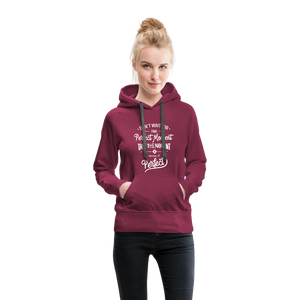 Women’s Premium Hoodie - burgundy