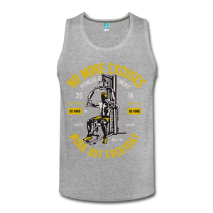 Men’s Premium Tank - heather gray