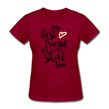 Load image into Gallery viewer, Women&#39;s T-Shirt - dark red