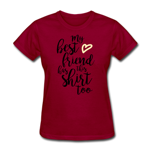 Women's T-Shirt - dark red