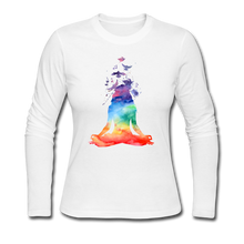 Load image into Gallery viewer, Women&#39;s Long Sleeve Jersey T-Shirt - white