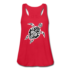 Women's Flowy Tank Top by Bella - red