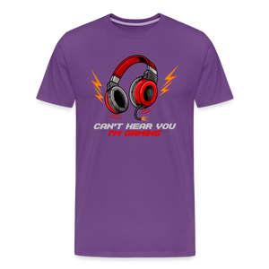 Cant Hear You Im Gaming - purple